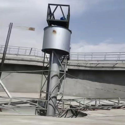 304 machine suspendue de traitement des eaux usées de grattoir de boue de l'acier inoxydable Center Drive