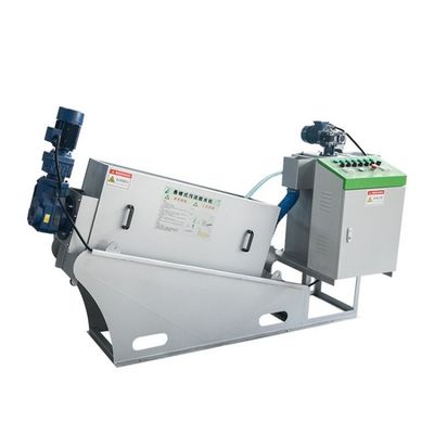 déshydrateur en spirale de boue d'aquiculture d'empileur de vis de l'acier inoxydable 5m3/H