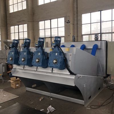 déshydrateur en spirale de boue d'aquiculture d'empileur de vis de l'acier inoxydable 5m3/H