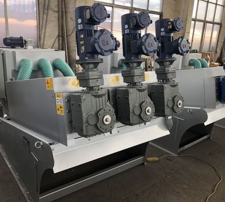 déshydrateur en spirale de boue d'aquiculture d'empileur de vis de l'acier inoxydable 5m3/H