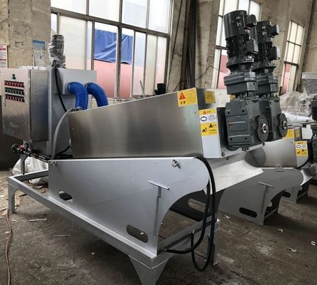 déshydrateur en spirale de boue d'aquiculture d'empileur de vis de l'acier inoxydable 5m3/H