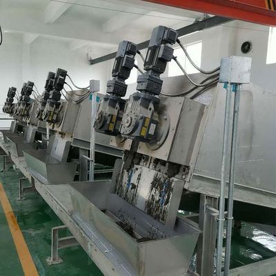 équipement de asséchage de asséchage de boue d'usine de nourriture de machine de la boue 15m3/H en spirale
