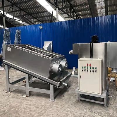 asséchage de asséchage de boue de boue de charbon d'acier inoxydable de machine de la boue 12m3/H en spirale
