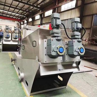 asséchage de asséchage de boue de boue de charbon d'acier inoxydable de machine de la boue 12m3/H en spirale