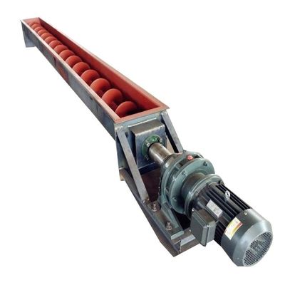système de convoyeur en spirale shaftless de grain de cendre de charbon de convoyeur de vis de l'acier au carbone 2m3/H