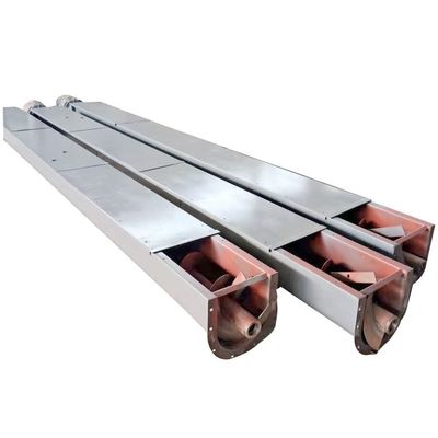système de convoyeur en spirale shaftless de grain de cendre de charbon de convoyeur de vis de l'acier au carbone 2m3/H