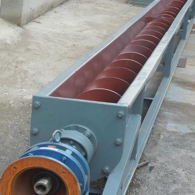 système de convoyeur en spirale shaftless de grain de cendre de charbon de convoyeur de vis de l'acier au carbone 2m3/H