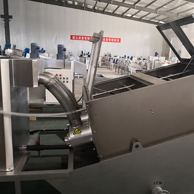 Machine de déshydratation des boues de presse à vis 50m3/H pour usine chimique