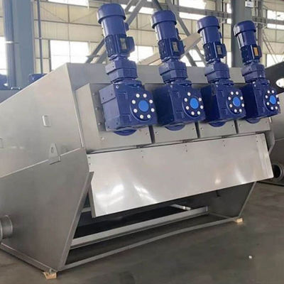 Machine de asséchage de boue industrielle de volute pour la volaille Duck Pig Fecal