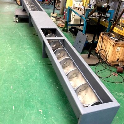 Convoyeur à bande en U de vis Shaftless pour le carbone Ash Concrete de boue de grain de mortier