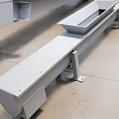 Convoyeur à bande en U de vis Shaftless pour le carbone Ash Concrete de boue de grain de mortier