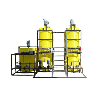 Système de dosage automatique PAC / PAM Dioxyde alcalin d'acide chlorique PE
