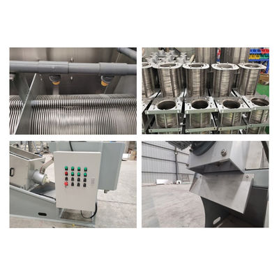 Séparation solide-liquide de machine de asséchage de boue à vis complètement automatique