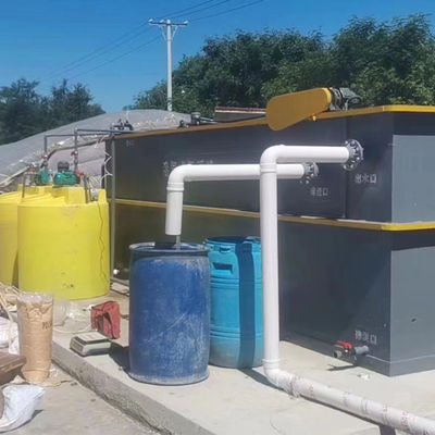 traitement des eaux usées domestiques de machine de flottation de vapeur dissoute par acier au carbone 100m3