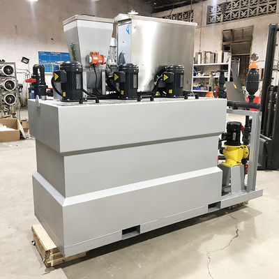 Base acide complètement automatique de machine de dosage de poudre sèche de PAM PAC intégrée