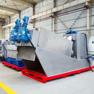 Équipement de asséchage de boue d'usine chimique de presse à vis complètement automatique