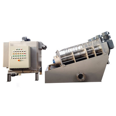 Presse à vis automatique de machine de déshydratation de boue de vis empilée mobile