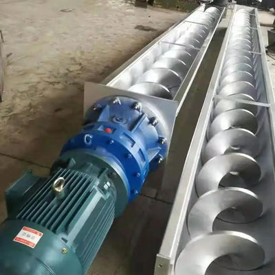 Vis sans fin en acier inoxydable pour convoyeur à vis à granulés