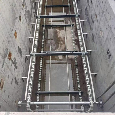 Type à chaînes grattoir d'acier inoxydable du grattoir 304 de boue de plat à chaînes de boue