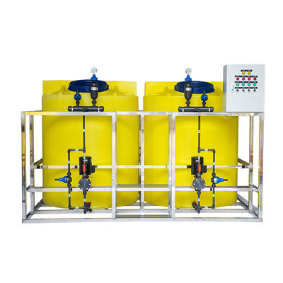 PAC/PAM Automatic Dosing System Integrated pour le dosage et l'agitation de dissolution