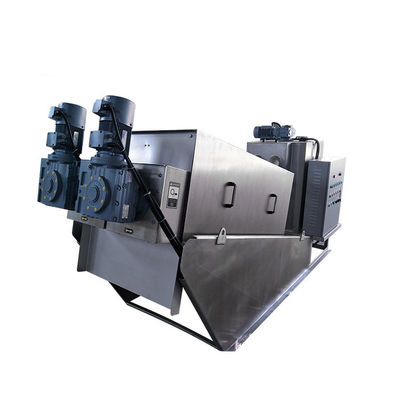 Taux élevé de asséchage de déshydratation de machine de la boue SS304 en spirale automatique