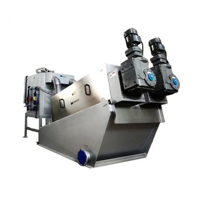 Taux élevé de asséchage de déshydratation de machine de la boue SS304 en spirale automatique