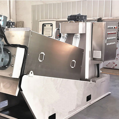 Taux élevé de asséchage de déshydratation de machine de la boue SS304 en spirale automatique