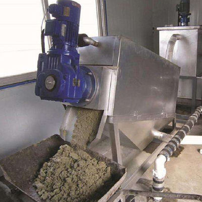 Taux élevé de asséchage de déshydratation de machine de la boue SS304 en spirale automatique
