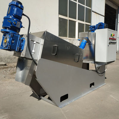 Machine de asséchage de boue de volute pour la presse à vis de volute d'acier inoxydable d'urine d'excrément