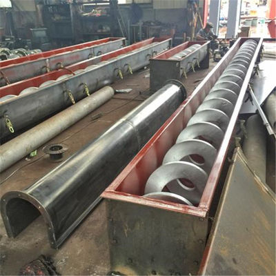 Convoyeur de vis horizontal d'acier inoxydable de double axe 1000mm pour l'industrie charbonnière