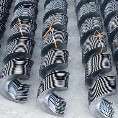 Convoyeur de vis horizontal d'acier inoxydable de double axe 1000mm pour l'industrie charbonnière