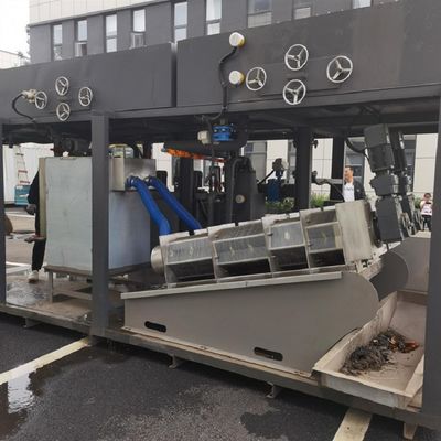 machine de asséchage de boue de presse à la vis 90-150kg/H pour l'usine de impression et de teinture
