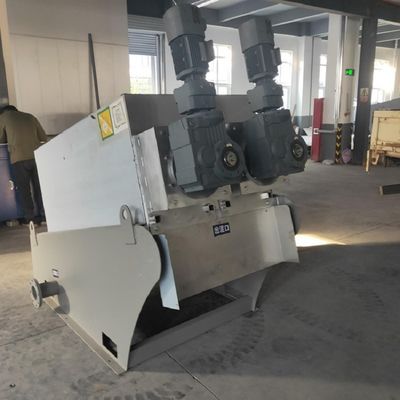 machine de asséchage de boue de presse à la vis 90-150kg/H pour l'usine de impression et de teinture