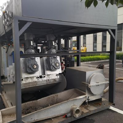 machine de asséchage de boue de presse à la vis 90-150kg/H pour l'usine de impression et de teinture