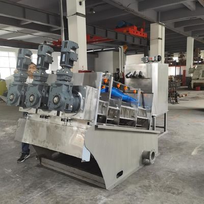 machine de asséchage de boue de presse à la vis 90-150kg/H pour l'usine de impression et de teinture
