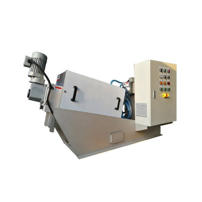 Fonctionnement automatique de asséchage de la machine 2.25kw de boue de presse à la vis SS304/316