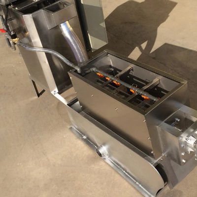 Fonctionnement automatique de asséchage de la machine 2.25kw de boue de presse à la vis SS304/316