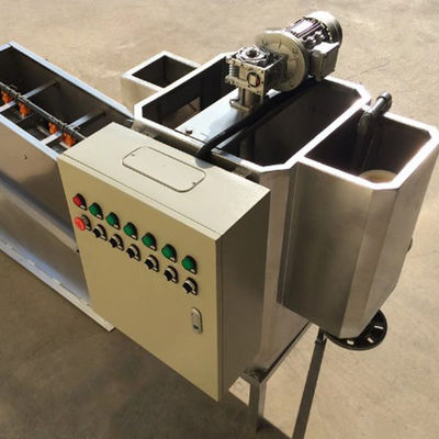 Fonctionnement automatique de asséchage de la machine 2.25kw de boue de presse à la vis SS304/316
