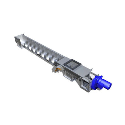 Convoyeur de vis en spirale de grain concret de chaux de charbon du ciment 304/316SS 1.5-5.5kw