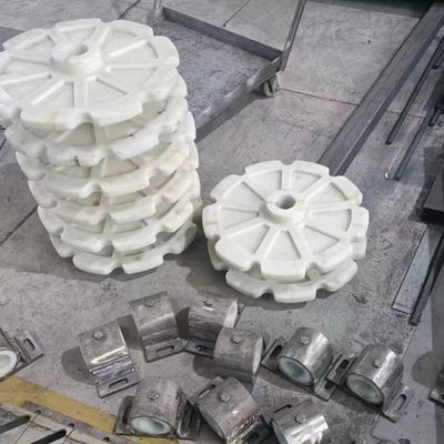 Le PLC commandent le grattoir non métallique 1-18m de scories de plat à chaînes de système de grattoir de boue