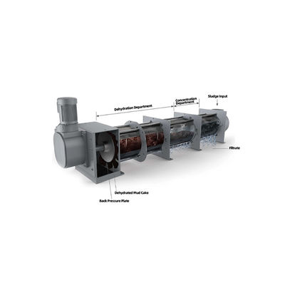 304/316 déshydrateur 10-16kg/H de presse à vis de volute d'acier inoxydable