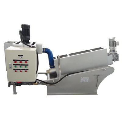 système de déshydrateur de boue de la volute 8kg/H pour le traitement des eaux résiduaires de asséchage de boue