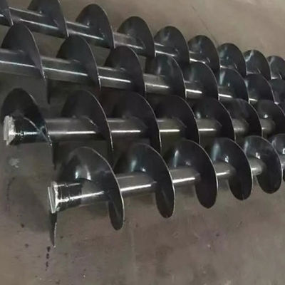 convoyeur de vis automatisé par longueur de Shaftless d'acier au carbone de 1~100m pour la poudre de grain de ciment