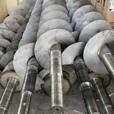 le convoyeur de vis de Shaftless de l'acier au carbone 50m3/H a automatisé le convoyeur en spirale d'acier inoxydable