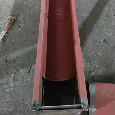 Convecteur à vis en acier inoxydable en spirale inclinée pour le ciment