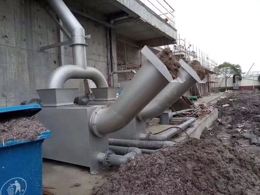 presse à vis continue de 350mm, presse à vis industrielle en acier de Carcon