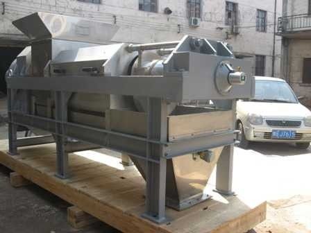 Machine de presse à vis d'eaux d'égout, petite presse à la vis 1.2m3/h de asséchage