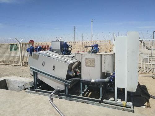 Machine de asséchage de boue d'acier au carbone, presse à vis multi du disque 0.3Kw