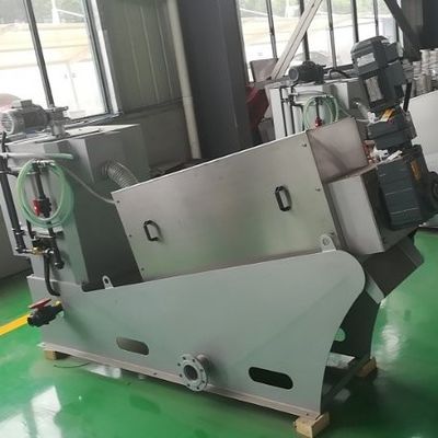 Acier inoxydable de asséchage de machine de boue de vis de l'industrie alimentaire
