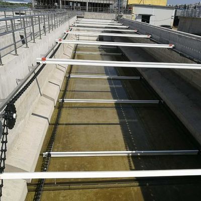 matériel de éraflure non métallique à pont roulant de plat à chaînes de grattoir de boue de 4.5m